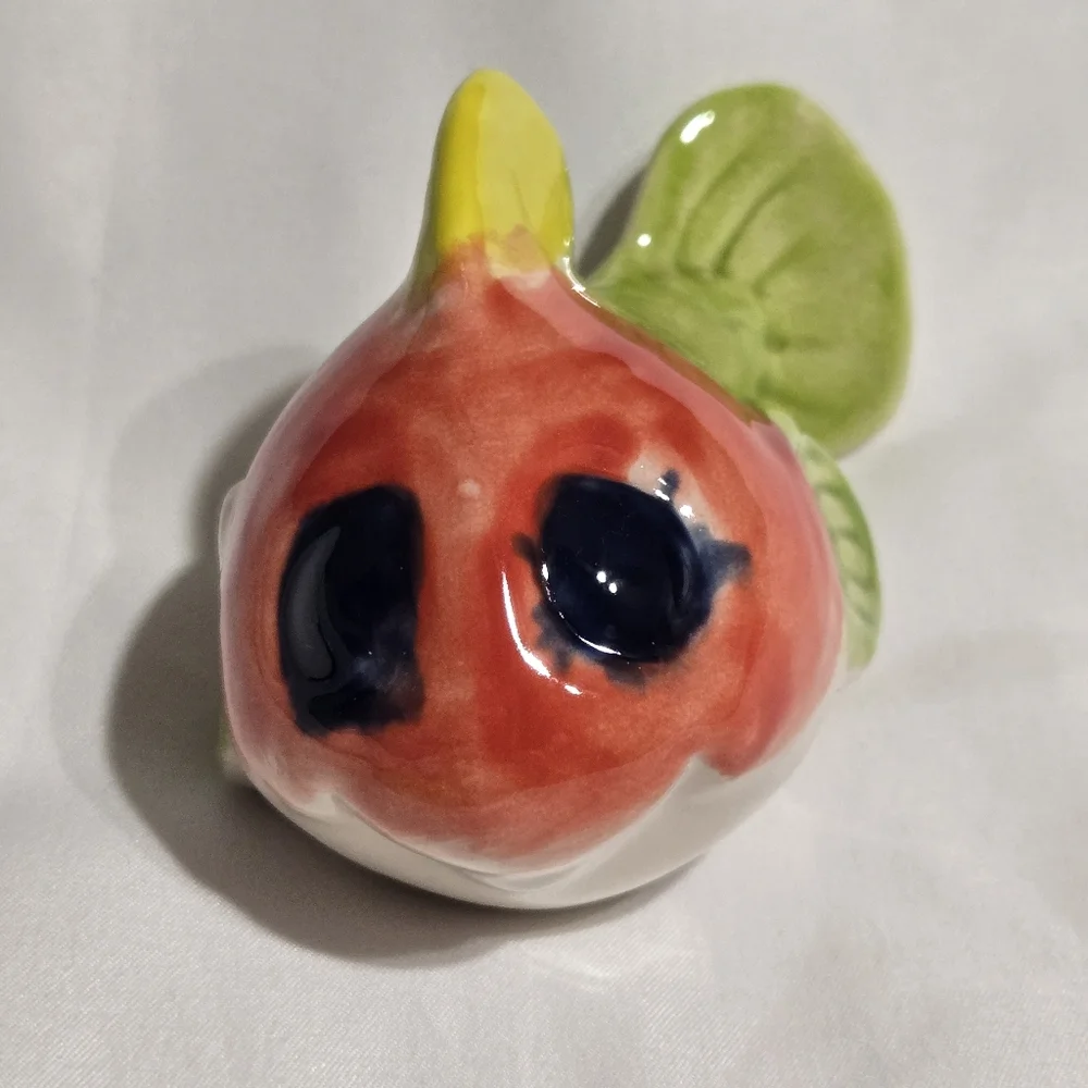 Colorful Ceramic Fish Figurine